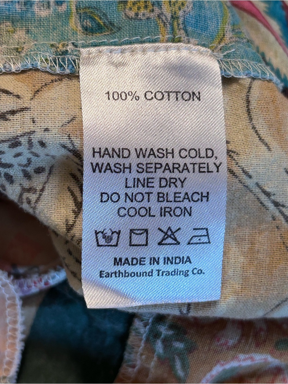 Earthbound Trading Company Fairy Assorted Patchwork Dress Sz XL Sleeveless Multi - Picture 11 of 11